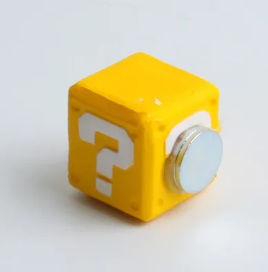 Супер Марио DIY магнит на холодильник ТВ FC детская игра Япония мультфильм игровой мультфильм 3D ледяная коробка Пастер ледяная коробка наклейка - Цвет: Question Mark Wall