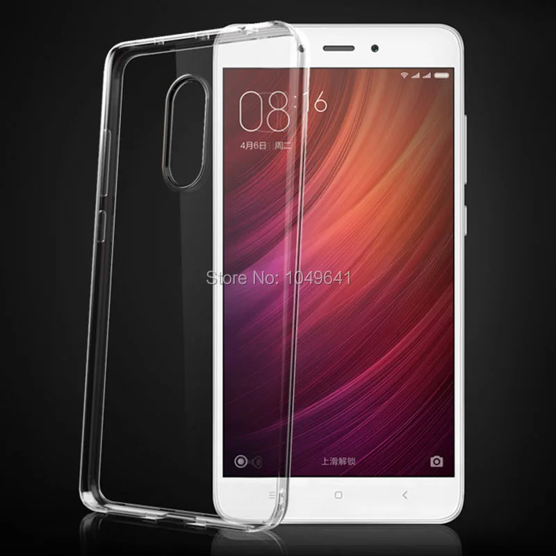 Case for Xiaomi Redmi Note 4X / Hongmi 5.5 inch Pure Color Ultra-thin Anti-knock Soft TPU Protective Clear Black |