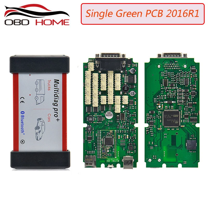 OBD2 Multidiag pro с OBD2 bluetooth одноплатный pro Plus R3 keygen 2016r1 диагностический инструмент для автомобиля/грузовика