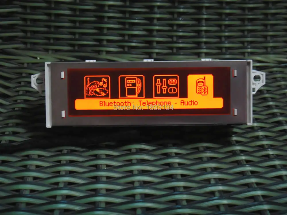 Оригинальный Автомобильный экран Поддержка USB и Bluetooth Дисплей красный монитор 12