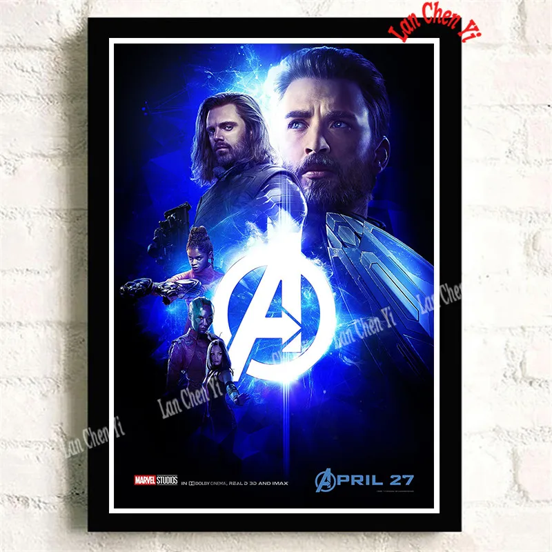 Мстители Бесконечность войны Marvel фильм мелованная бумага плакат для Кафе Винтаж Высокое качество печати рисунок ядро декоративная живопись