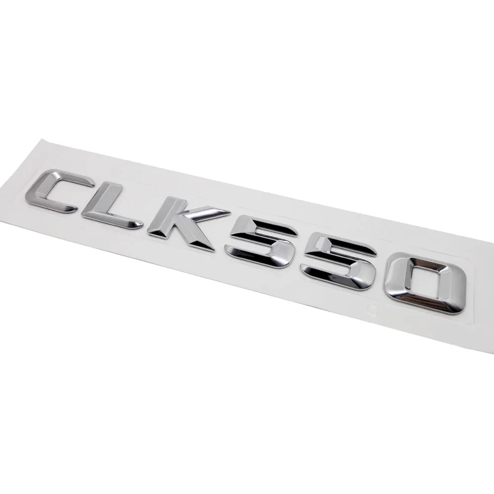 Для Mercedes CLK W208 W210 CLK200 CLK230 CLK240 CLK280 CLK320 CLK350 CLK430 CLK500 CLK550 CLK55 металлический задний Стикеры авто-Стайлинг