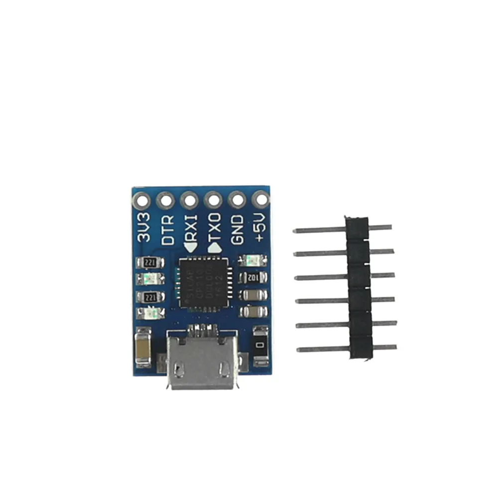 1 шт. KJ193 MCU2102 CP2102 MICRO USB в UART TTL модуль 6Pin серийный преобразователь STC Замена FT232