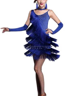 1920 1920's 20 s Flapper период тематические Платья для вечеринок костюм для женщин 20 s тематический период свадебные душевые костюмы наряд для взрослых - Цвет: Синий