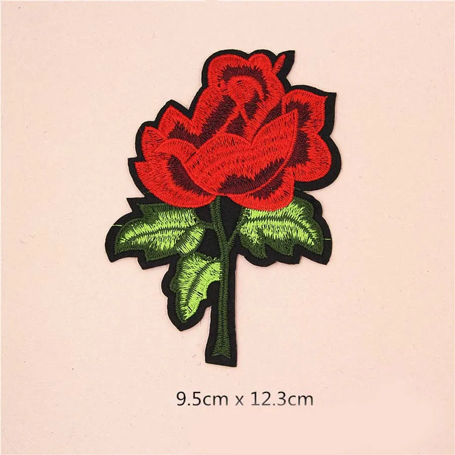 Фламинго Цветок Патчи крышка обуви железа на вышитые аппликации DIY аксессуары