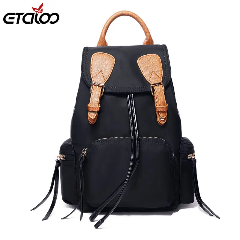 Женский рюкзак на молнии школьная сумка высокого качества из искусственной кожи