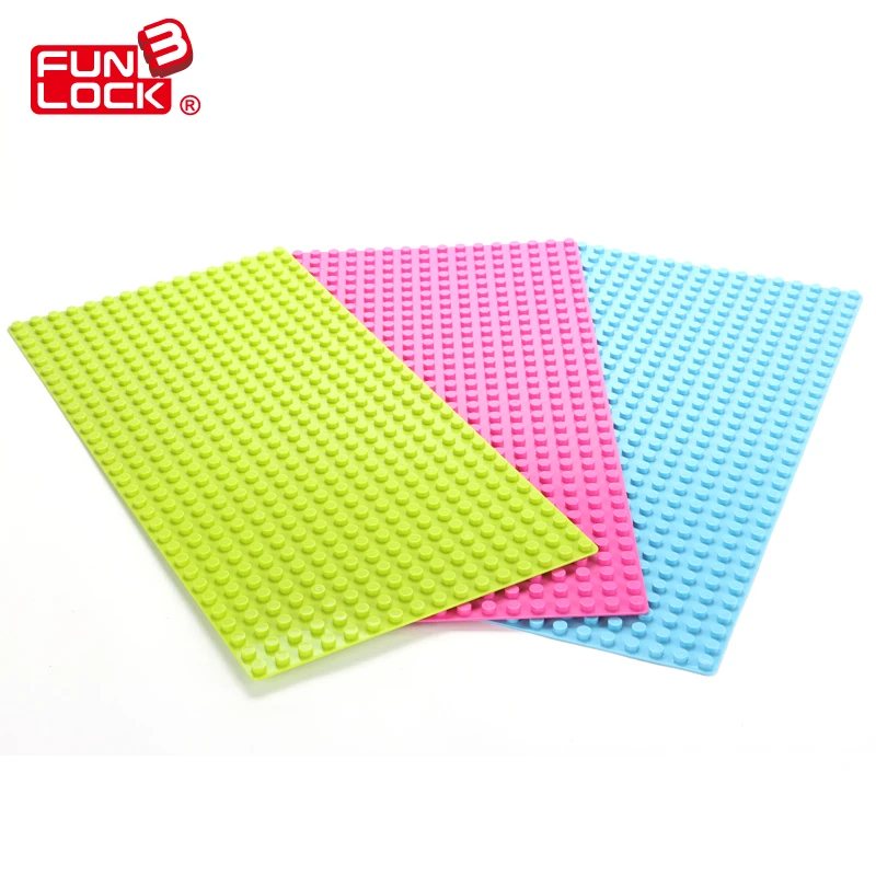 Funlock Duplo строительные блоки игрушки 16*32 Dot Baseboard кирпичи Базовая пластина в сборе