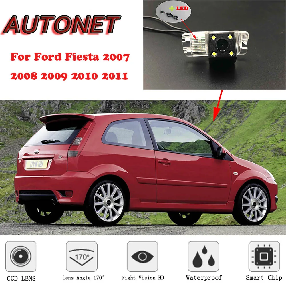 Камера заднего вида AUTONET для Ford Fiesta 2007 2008 2009 2010 2011 ночное видение парковочная