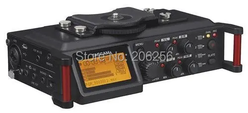TASCAM DR-70D 4-х канальный цифровой зеркальной камеры аудио Регистраторы четырехканальный Регистраторы и смеситель четыре XLR входа для микрофона с phantom мощность