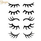 Ресницы для девочек 20 шт.лот 55 мм, черный фетровый единорог, сонные глаза, ресницы для девочек 2022, единорог, день рождения, вечеринка сделай сам, детский бант для волос, аксессуары для волос