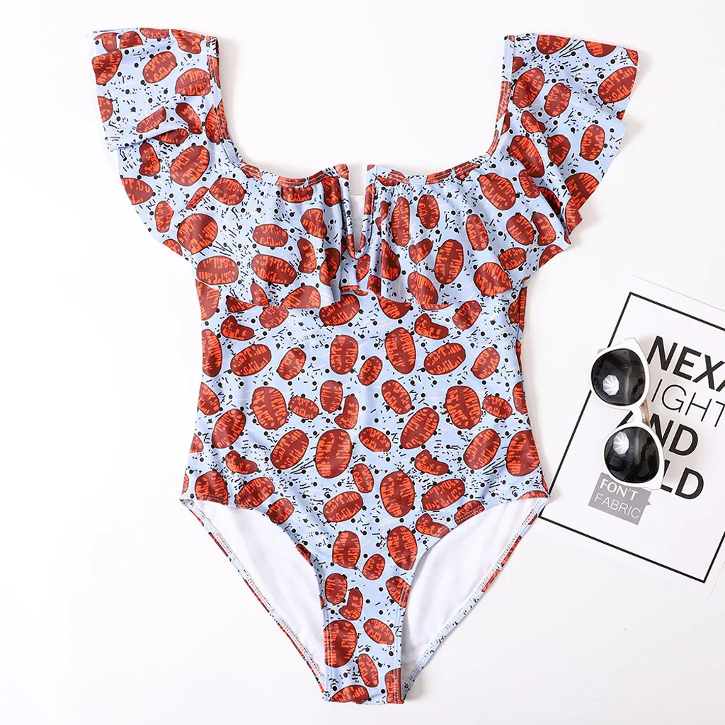 2019 Новый Модный женский сексуальный сиамский цельный бикини бюстгальтер с