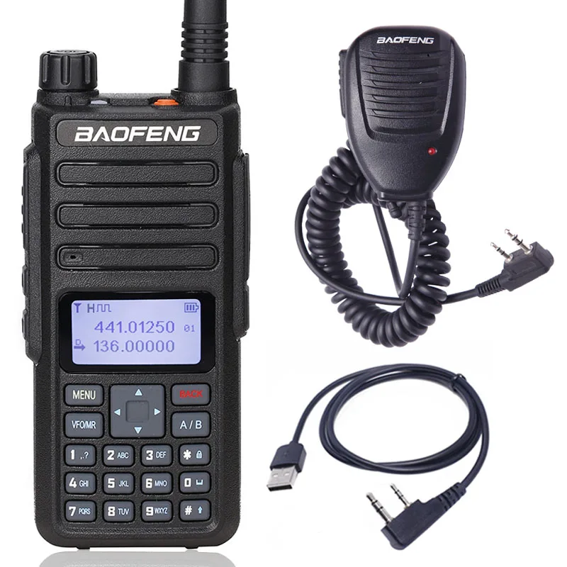 as pic show 2 Baofeng DM-1801 цифровая рация tier 2 tier II Dual Time slot DMR цифровой и аналоговый репитер режим DM-860 Ham портативное радио - Color: as pic show 2
