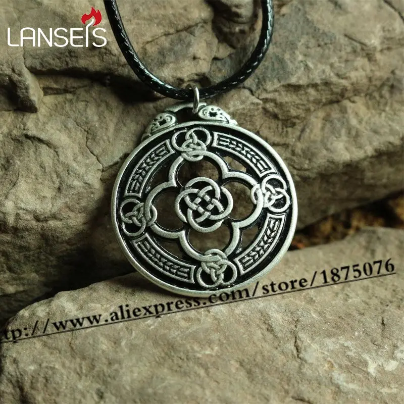 Lanseisi10pc узел воин Quatrefoil Щит Подвеска защита ювелирные изделия в стиле эпохи