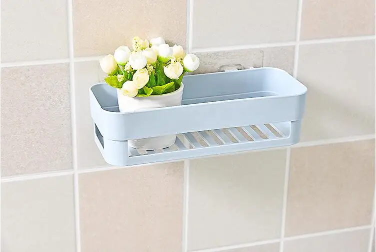 1 шт. кухонный настенный пластиковый ящик для ванной комнаты держатель душа полка