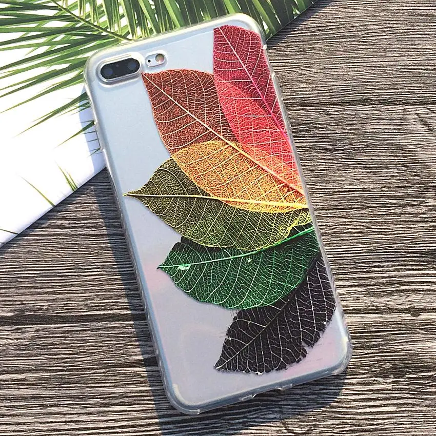Для iPhone5S чехол мягкий TPU чехол для Apple iPhone 8 6S 7 Plus XS Max чехол для телефона с принтом красивые цветы фрукты Супер Мода - Цвет: 03