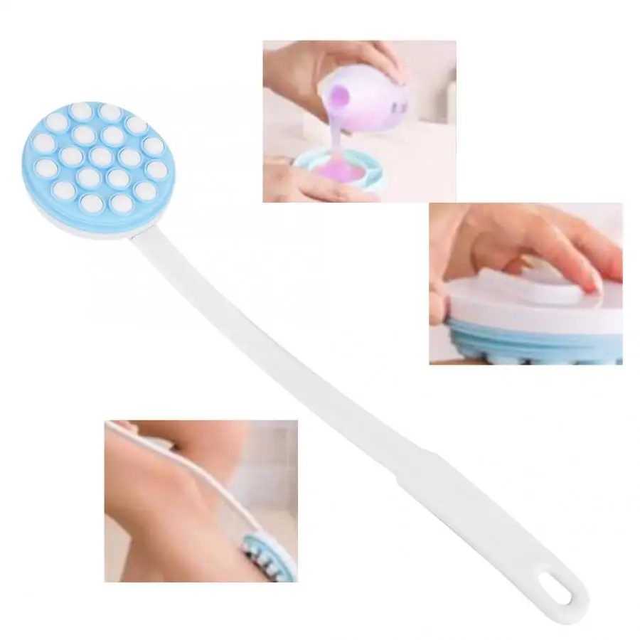 

Multi-functional Bath Shower Brush Long Handle Elderly Body Cleaning Massage Brush Bath Accessories