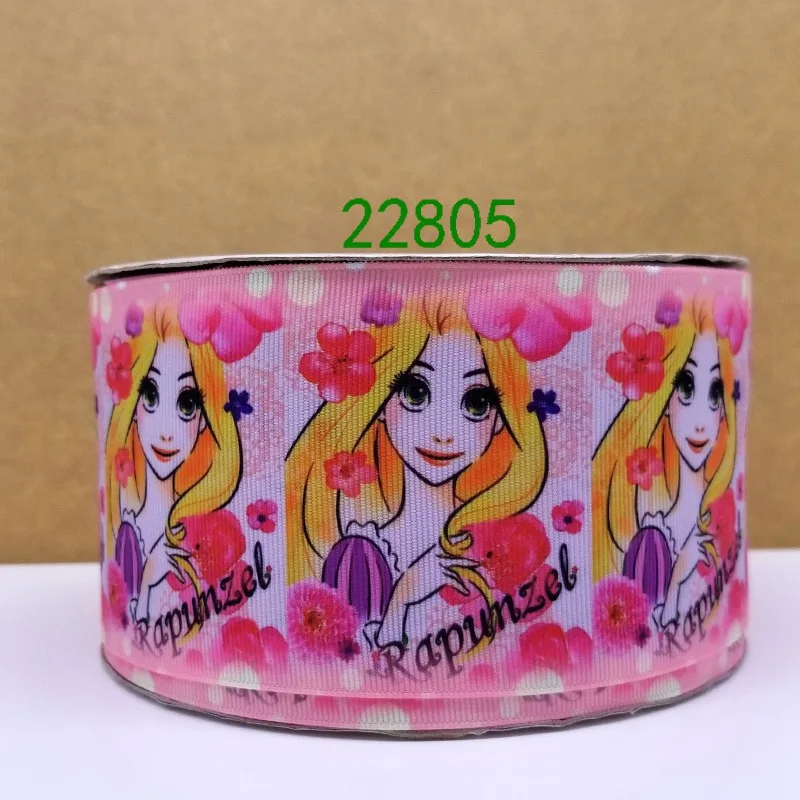 22805 50 ярдов мультфильм девственница печатный корсажная лента 22890 - Цвет: 22805