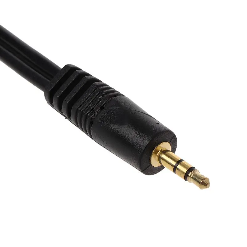 3 м 5 мм аудио штекер 2 RCA Мужской стерео музыкальный кабель провод для Mp3 Pod Телефон