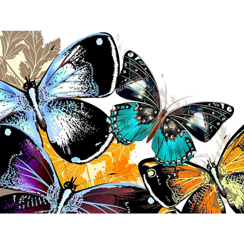 

5D DIY Diamond painting purple butterfly Full square/Round Diamond embroidery Cross Stitch Rhinestone Mosaic decor NX