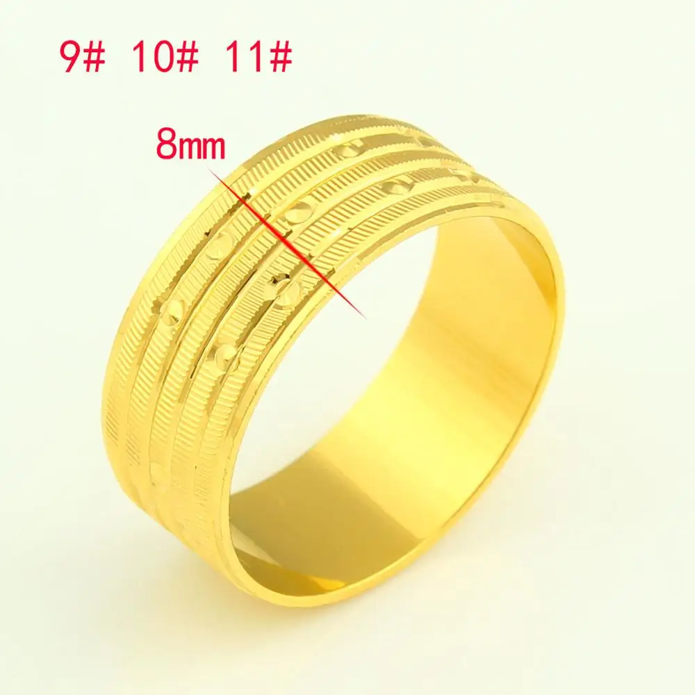Классические обручальные кольца для мужчин и женщин золотые ювелирных изделий