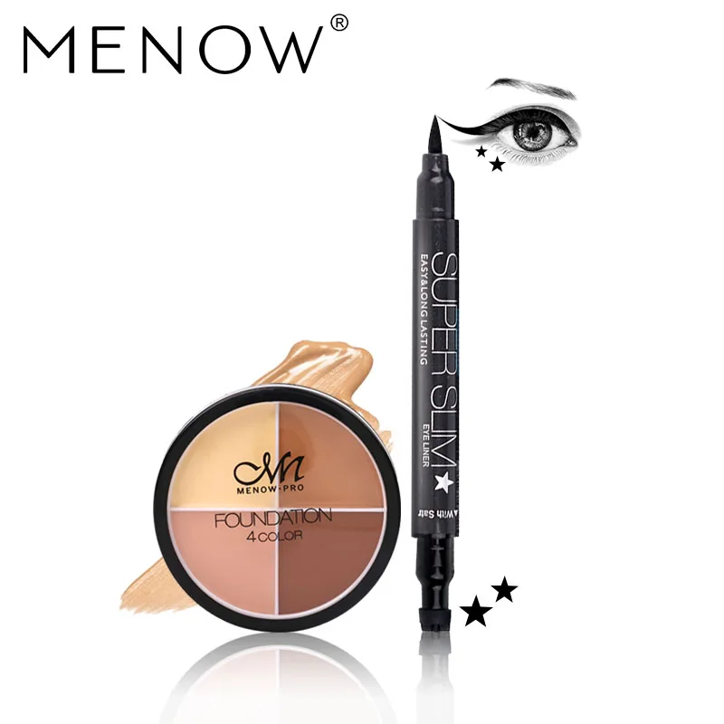 Menow бренд Make Up Set Водонепроницаемый четыре Цвет корректор и Лидер продаж прочного