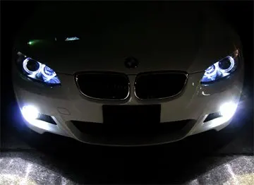 Бесплатная доставка 120 Вт белый 6000K CREE XT-E светодиодный чипы Halo Ангельские глазки H8