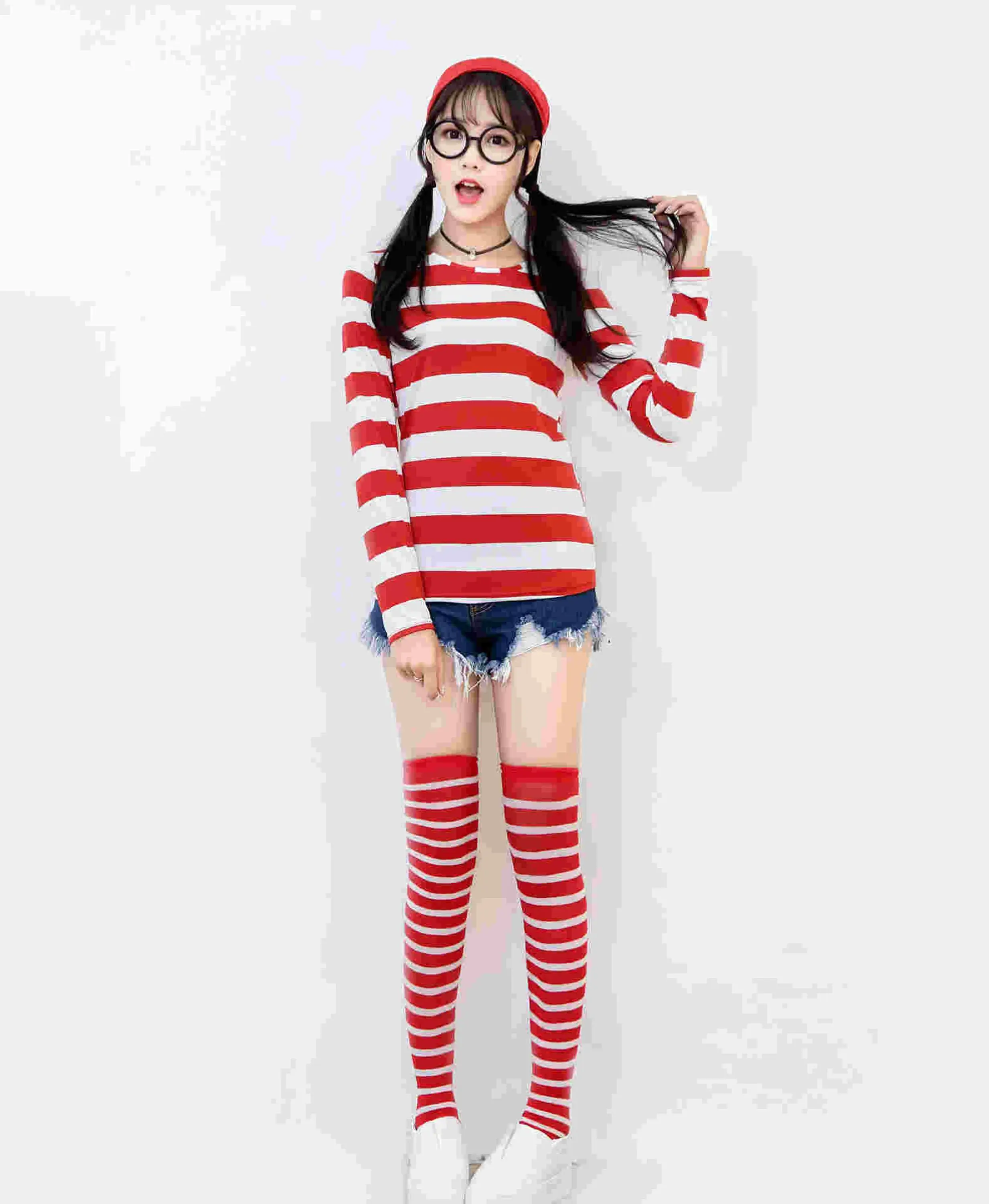 Костюм Аниме Wally женский костюм дня книги недели Wenda Waldo маскарадный рубашка шляпа