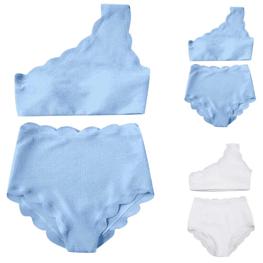 Женский купальник с высокой талией винтажный купальный костюм из двух предметов