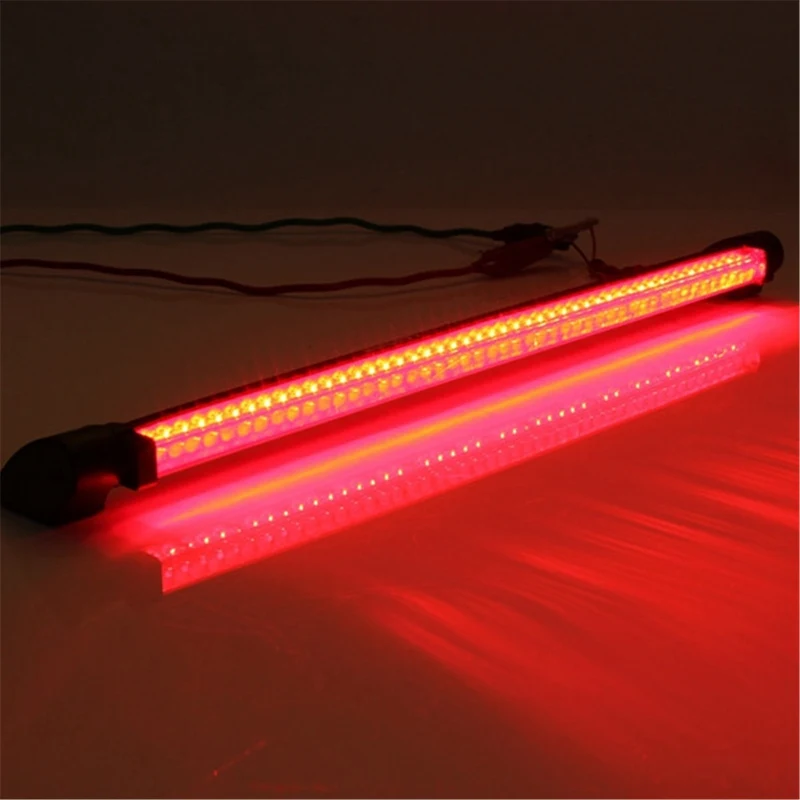Универсальный светодиодный яркий автомобильный стоп сигнал безопасная лампа 24 32