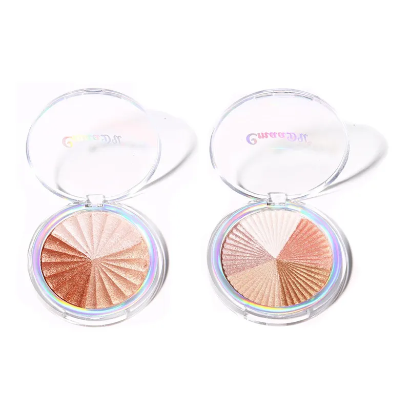 CmaaDu Glow Kit хайлайтер макияж Мерцающий Порошок хайлайтер палитра база осветитель изюминка контур лица золотой бронзатор