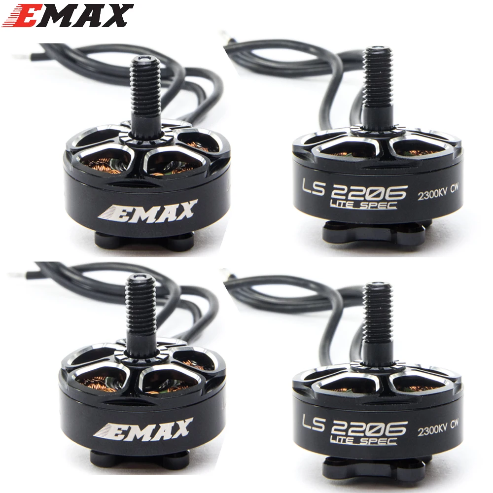 4 компл./лот оригинальный EMAX LS2206 1700KV 2300KV 2550KV 2700kv 3 ~ 5 S двигатель для RC FPV гоночный