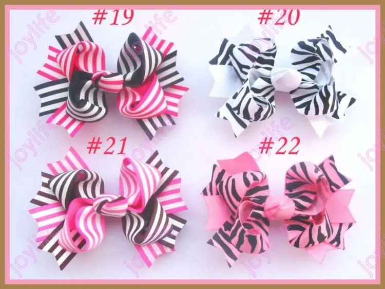 Бесплатная доставка новинка 2017 45 шт. двухцветные бутиковые банты для волос 3 5