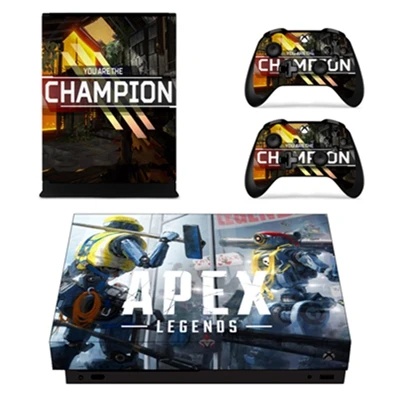 YSX1X2015 Новейшая игра Apex legends Кожа Наклейка для Xbox One X консоль контроллер Виниловые Наклейки Обложка протектор для Xbox One X - Цвет: YSX1X2015