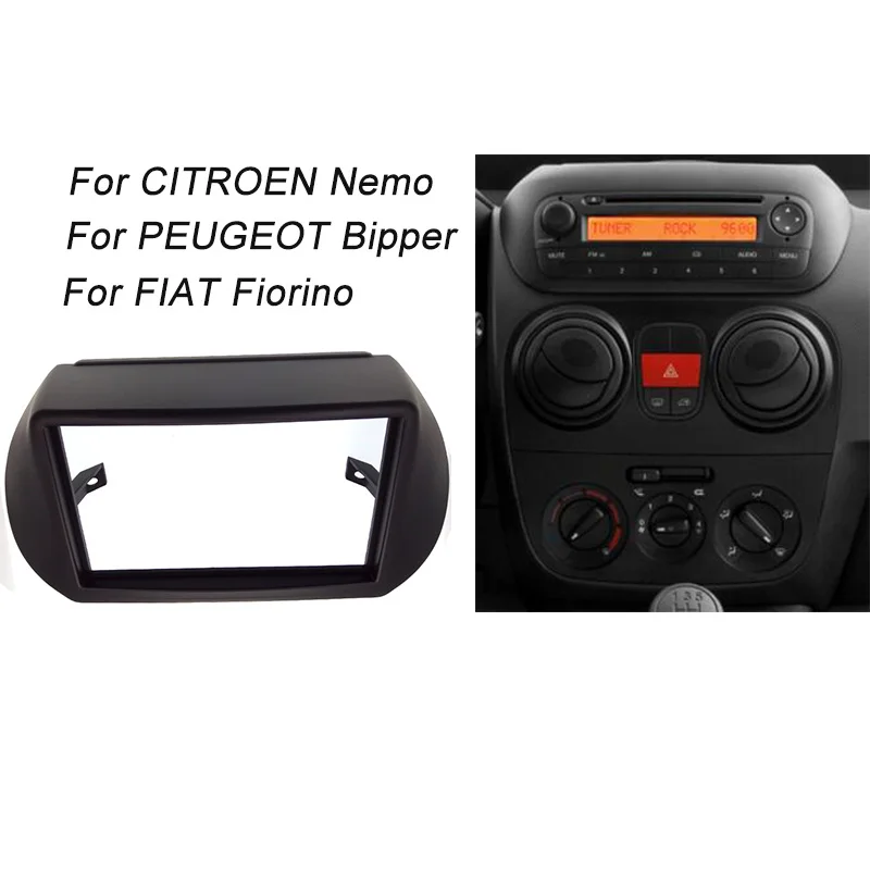 Ityaguy Радио панель для Citroen Немо/Peugeot Bipper/Fiat Fiorino Стерео Переходная тире cd Панель отделкой Установка