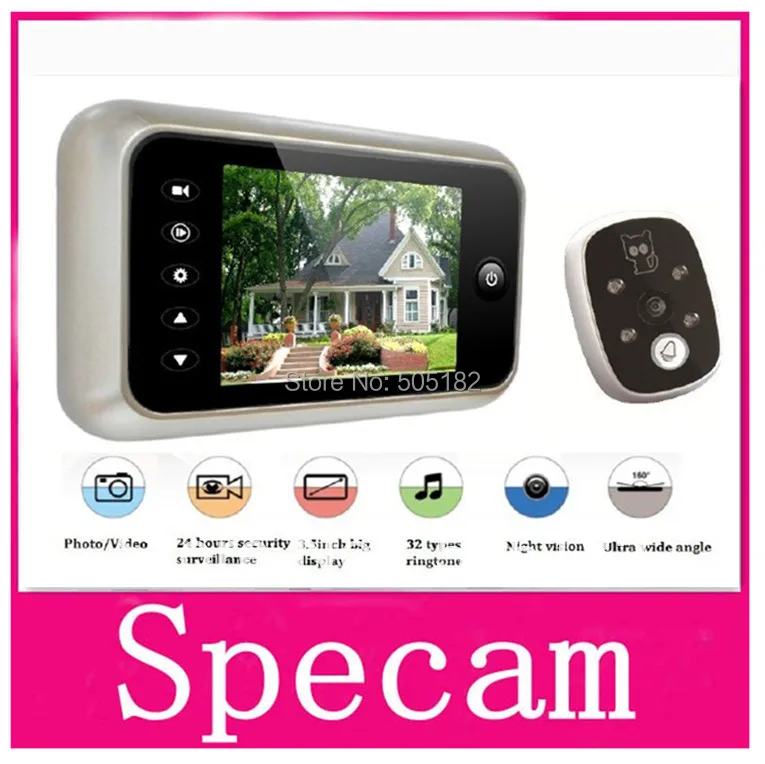3.5 &quot TFT LCD T115 цифровой двери просмотра цветной экран дверной звонок глазок камеры
