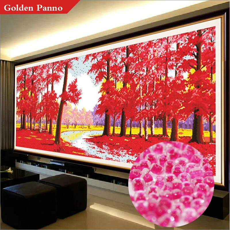 Золотое панно бисер Рукоделие сделай сам вышивка бисером - Цена: 12 286,96 руб.