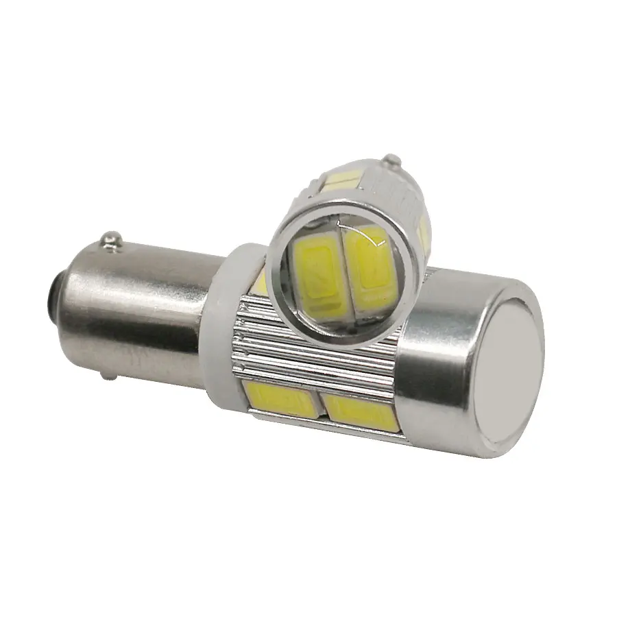 YCCPAUTO T4W BA9S светодиодный светильник белый 5630 5730 SMD Автомобильная клиновидная лампа разрешение на парковку пластина T11 лампа резервный тормозной светильник s 1 шт