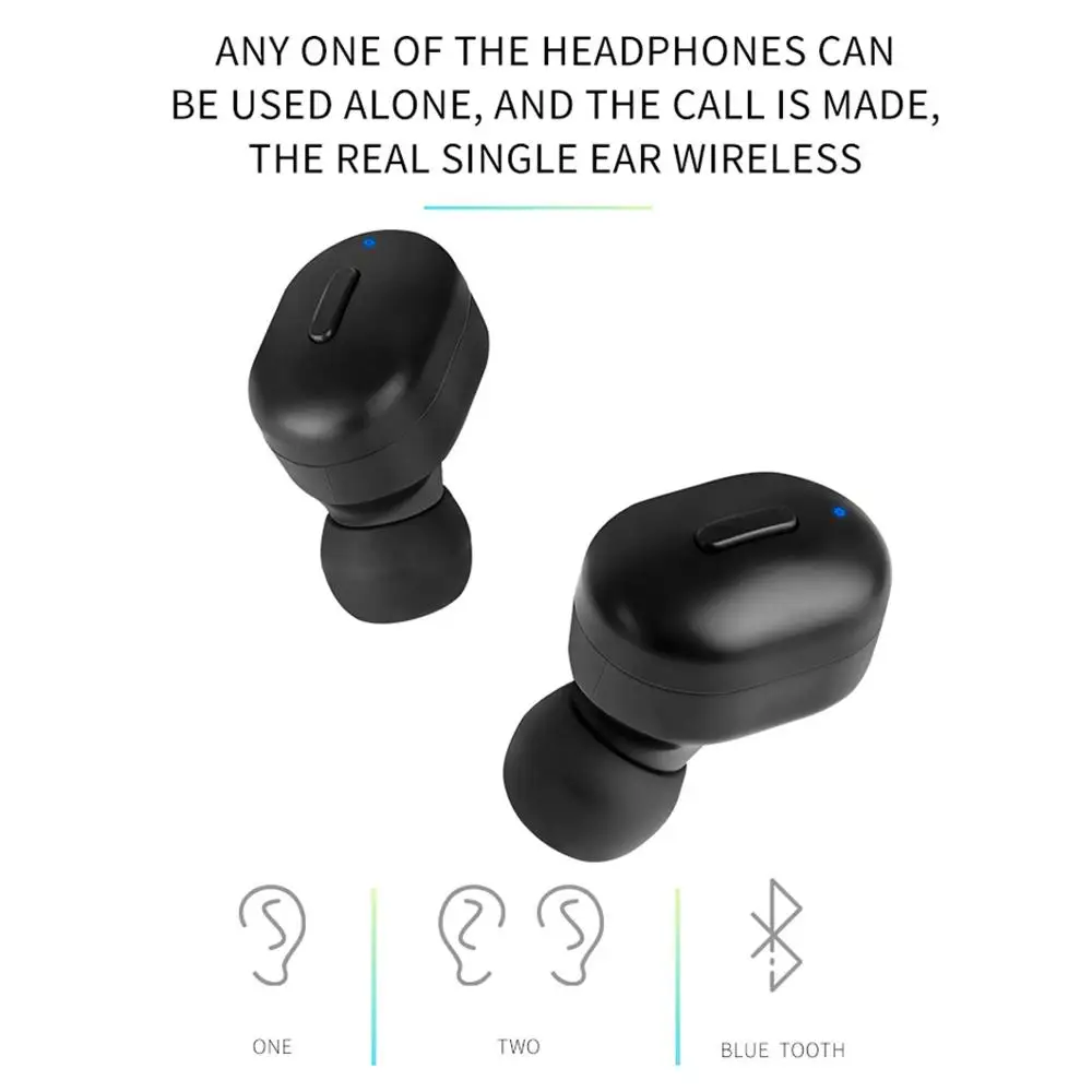 T1 Pro TWS In ear Bluetooth 5 0 наушники беспроводные стерео бас Hifi гарнитуры с микрофоном