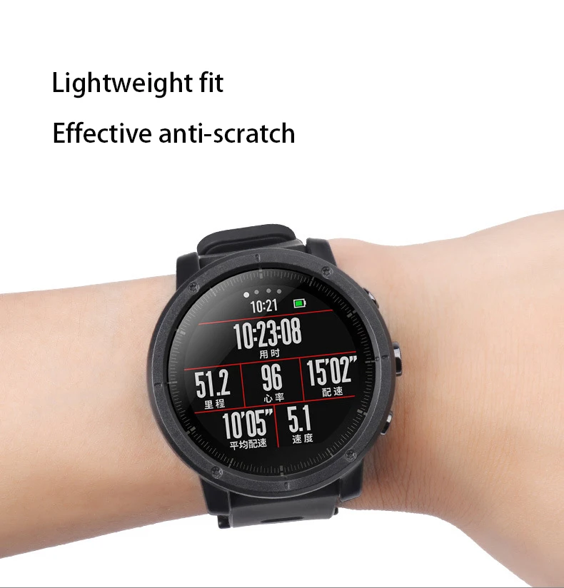 PC защитный чехол для Xiaomi Huami Amazfit Stratos 2 2s Чехол для смарт часов полный защитный чехол s красочный чехол для часов