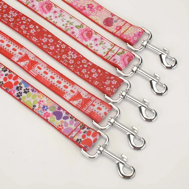 Уплотненные складные нейлоновые Ожерелья для щенков с мультяшным Розовым