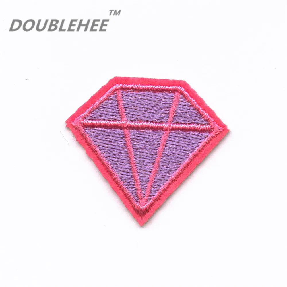 DOUBLEHEE 4 2 см * 3 вышитые железные нашивки для одежды нежные качественные алмазные