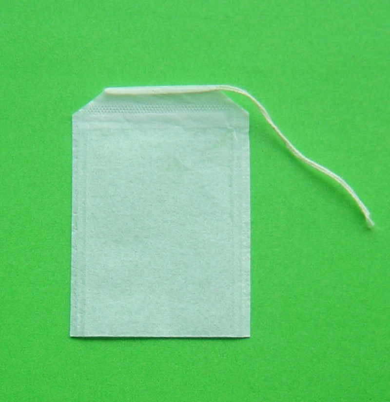 1000 шт Пустой teabag чайный пакетик на шнуровке фильтр бумаги травы порошок мешки кофе фильтры-пакетики