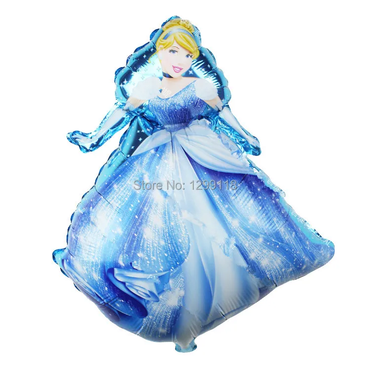 5 шт./лот новые Мультяшные принцессы гелиевые фольгированные воздушные шары