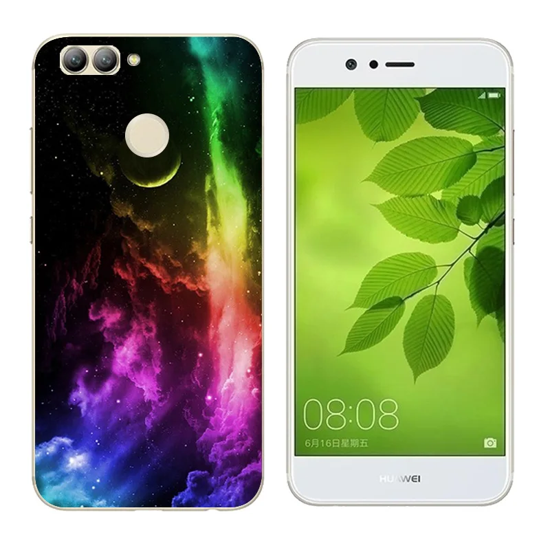 5 0 ''чехол для Huawei Nova 2 Чехол с принтом&quot диск &quotFundas Coque чехлы телефонов мягкий