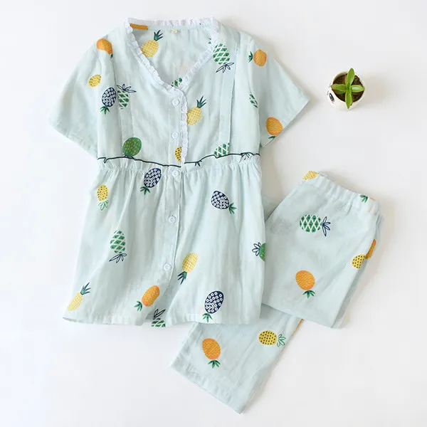 Летняя хлопковая домашняя одежда для кормления беременных пижамы грудью новая