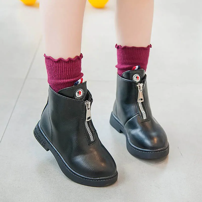 Ботинки Martin для девочек в британском стиле водонепроницаемые ботинки обувь