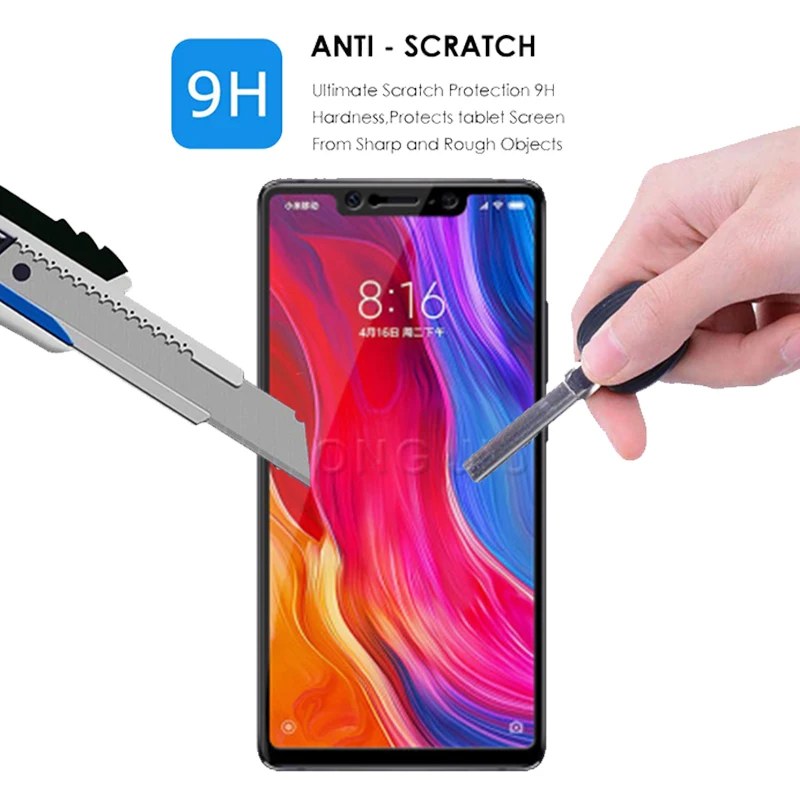 2 упаковки полное покрытие из закаленного стекла для Xiaomi Mi 8SE протектор экрана на