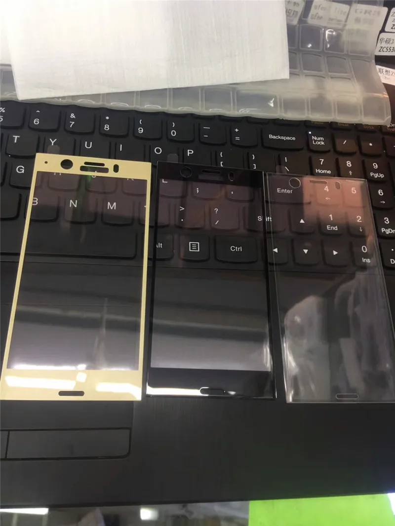 Для Sony XZ1 компактная стеклянная пленка цветное Закаленное стекло Защитная для
