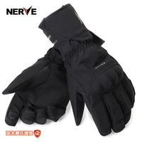 nerve motorcycle riding gloves stretch anti drop racing gloves long section 100 waterproof gloves winter warm windproof glove