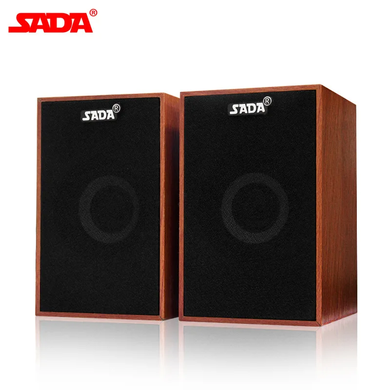 SADA V 160 Настольный 3D объемный качественный стерео бас USB Деревянный сабвуфер